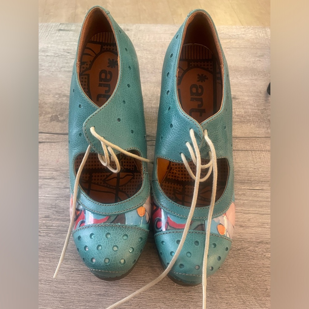 The Art Company Turquoise Mary Jane